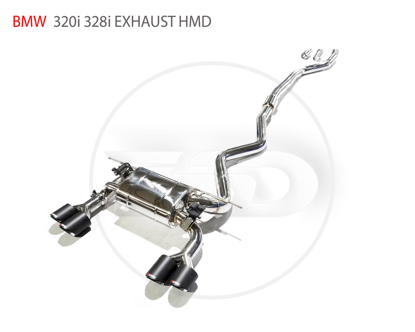 Stainless Steel Exhaust System Catback Is Suitable For BMW 320i 328i Modification Electronic Valve