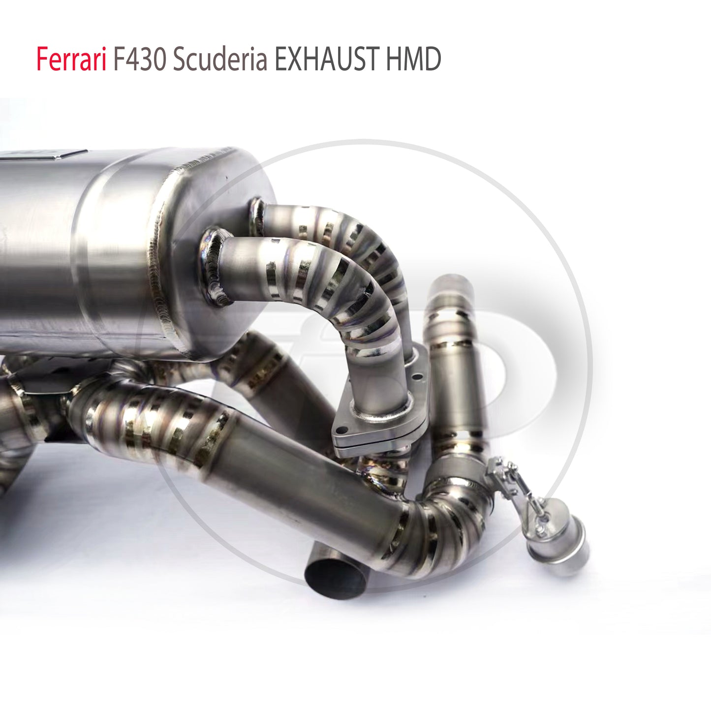 Titanium Alloy Exhaust System Performance Catback for Ferrari F430 Scuderia Auto Modification Electronic Valve Muffler