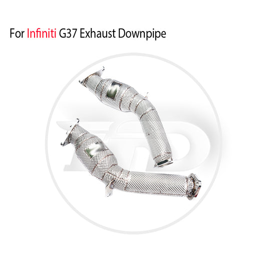 Exhaust Manifold High Flow Downpipe for Infiniti G37 Car Accessories With Catalytic Header Without Cat Catless Pipe