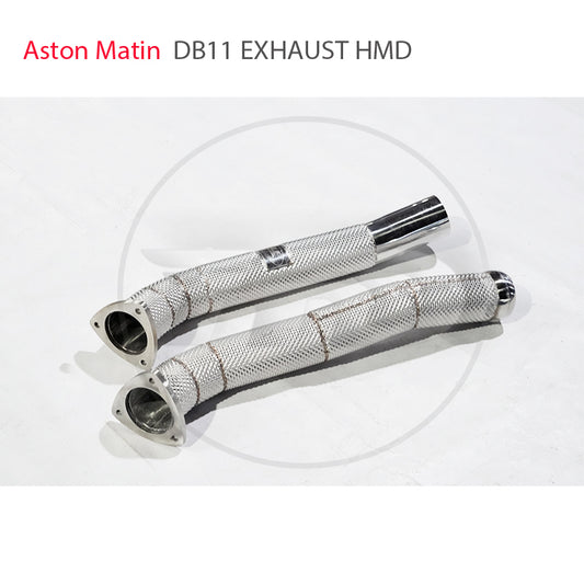 Exhaust System Manifold Downpipe Front Pipe for Aston Martin DB11 Car Accessories Without Catayist