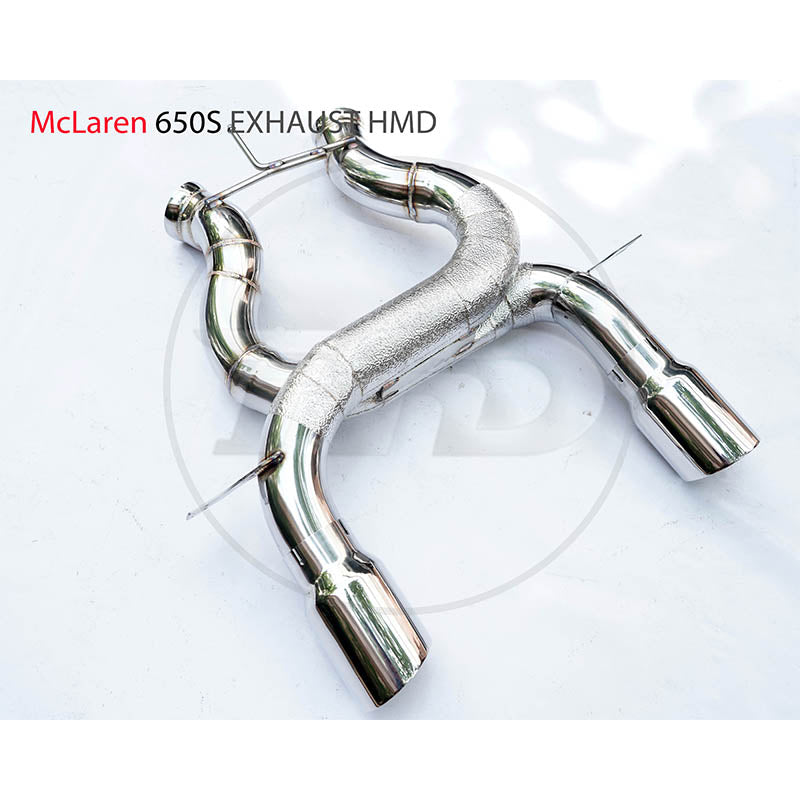 Exhaust Pipe Manifold Downpipe for McLaren 650 Upgrade 675 Rear Pipe Auto Replacement Electronic Valve Car Accessories