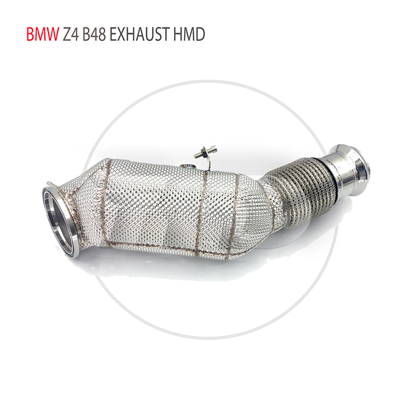 For Stainless Steel Exhaust System without cat Downpipe for BMW Z4 G29 B48 Car Accessories