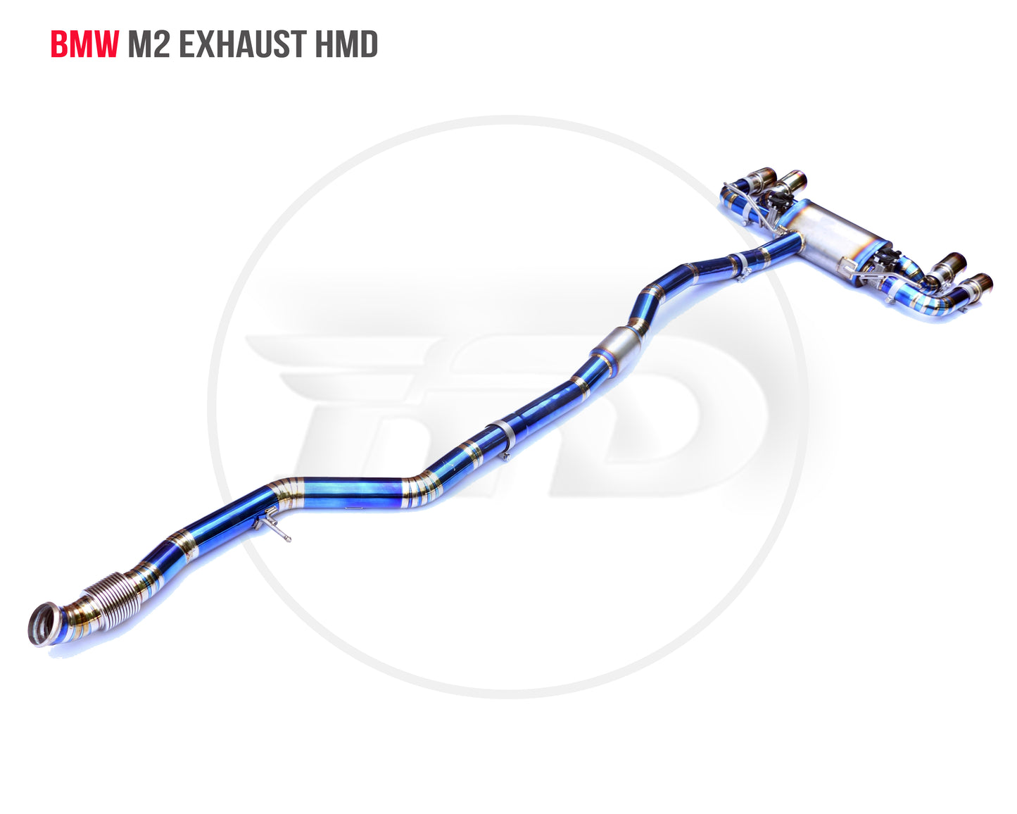 Titanium Exhaust System Performance Catback For BMW M2 F87 3.0T Muffler For Cars Variable Valve