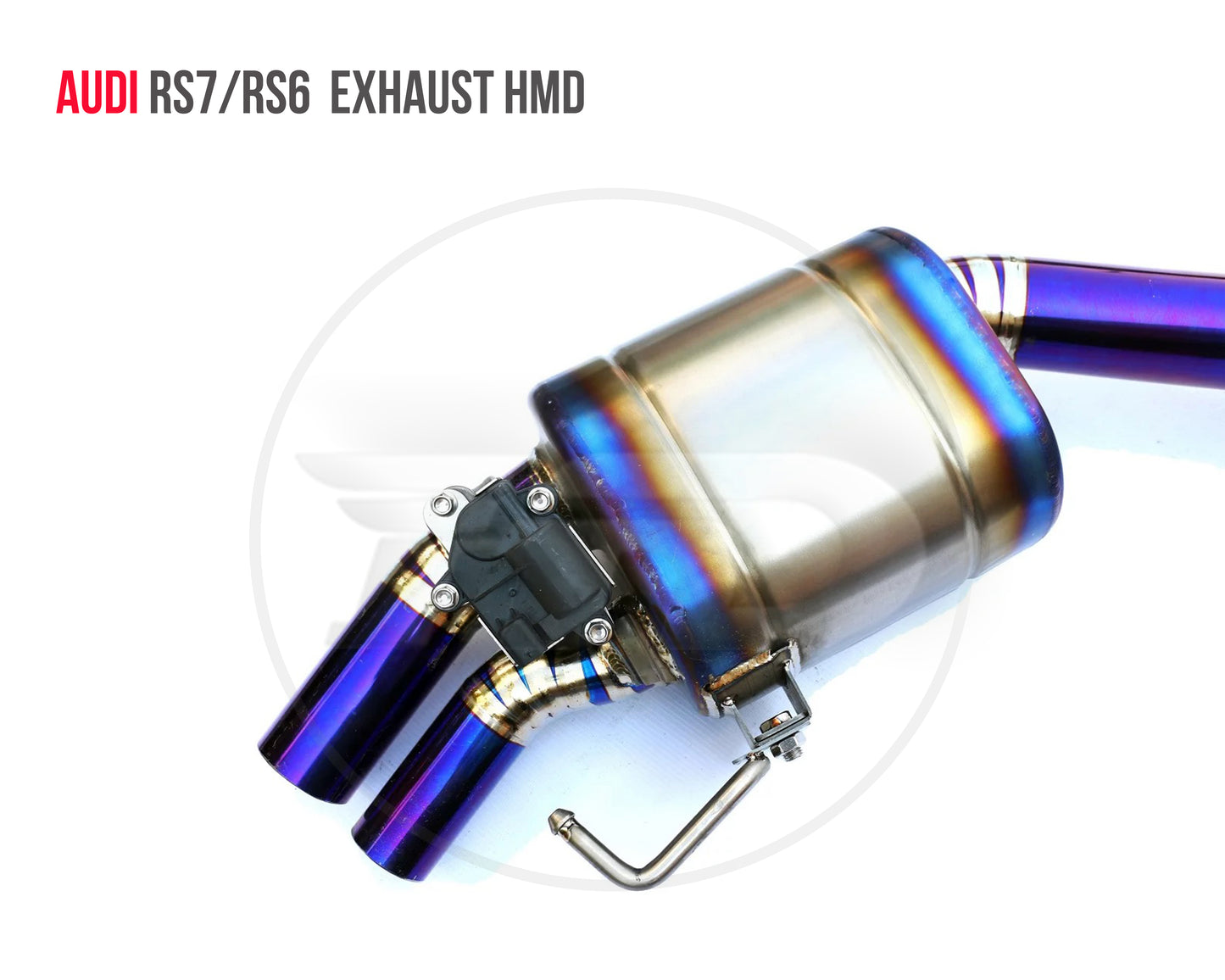 Titanium Alloy Exhaust System Performance Catback for Audi RS6 RS7 C7 C8 Auto Modification Electronic Valve Muffler
