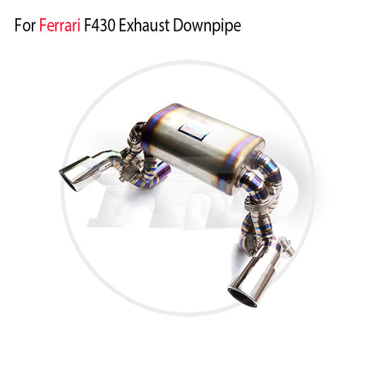 Titanium Alloy Exhaust System Performance Catback is Suitable for Ferrari F430 Auto Modification Electronic Valve Muffler