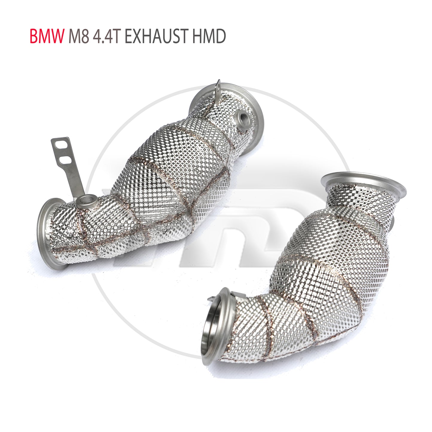 Car Accessories Exhaust System High Flow Performance Downpipe for BMW M8 4.4T With Catalytic ConverterAuto Parts