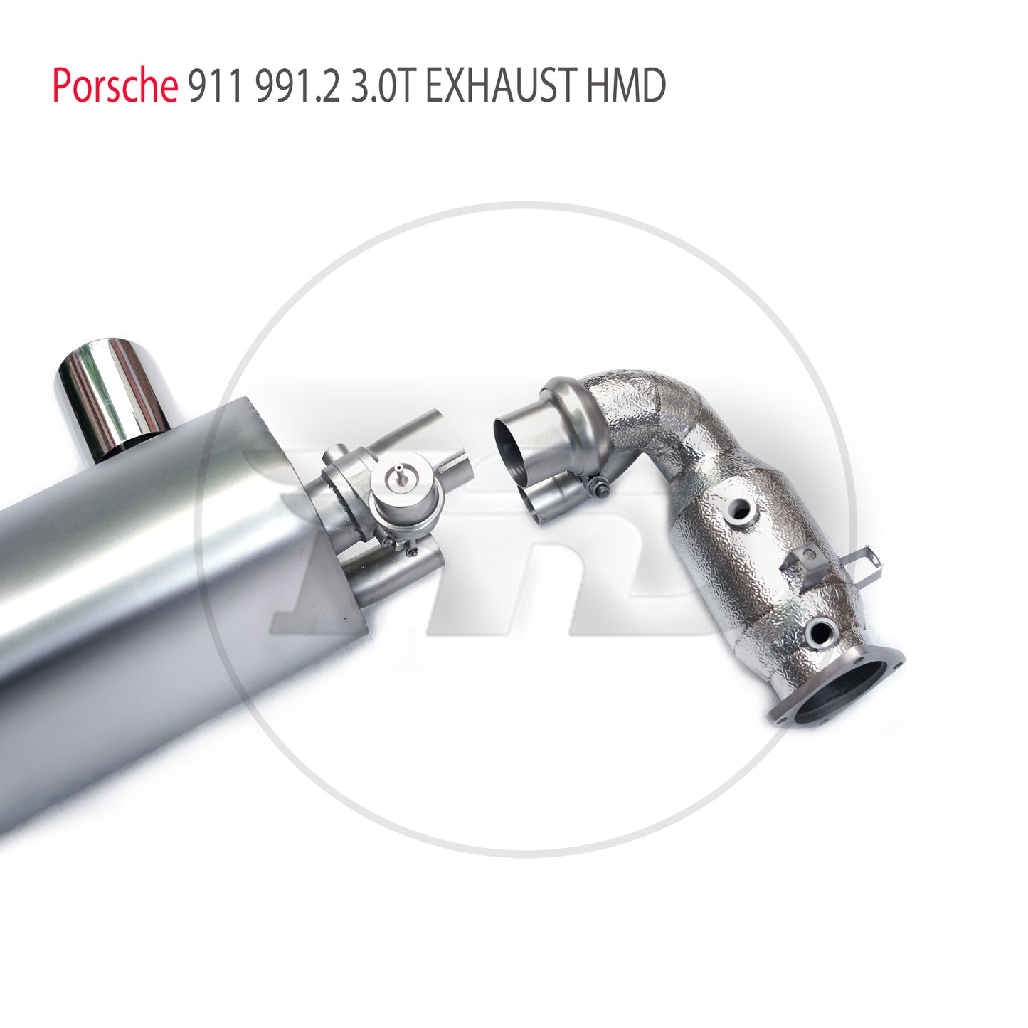 Stainless Steel Exhaust System Performance Catback And Downpipe for Porsche 911 991.2 Carrera GTS 3.0T Valve Muffler