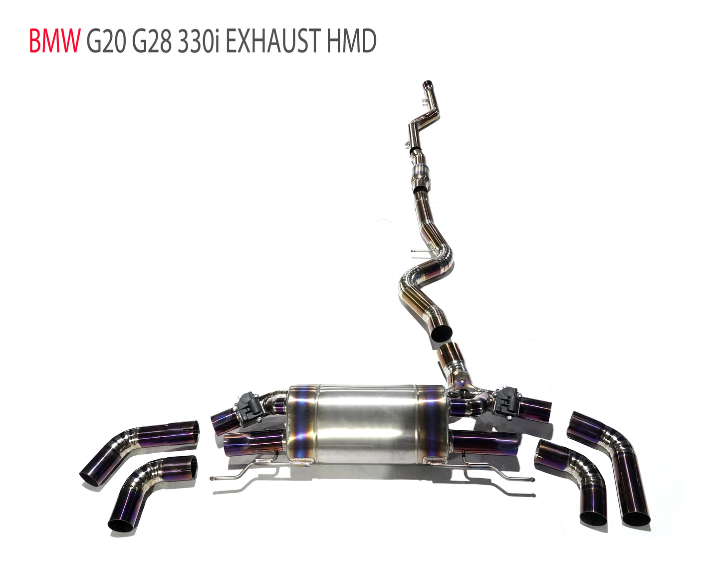 Stainless Steel Exhaust System Catback Is Suitable For BMW G20 G28 330i Modification Electronic Valve