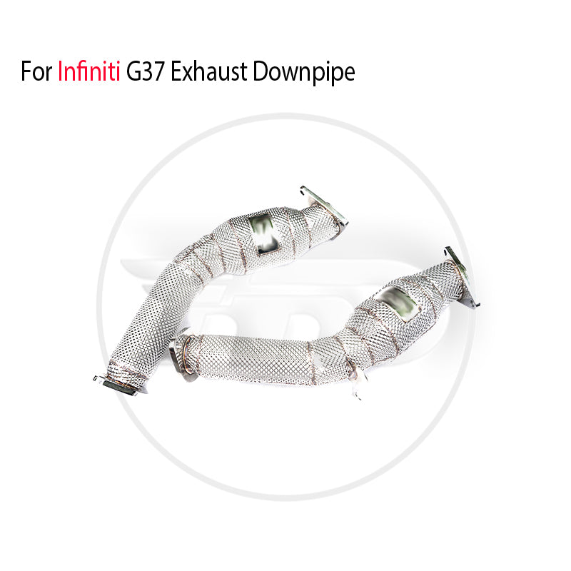 Exhaust Manifold High Flow Downpipe for Infiniti G37 Car Accessories With Catalytic Header Without Cat Catless Pipe