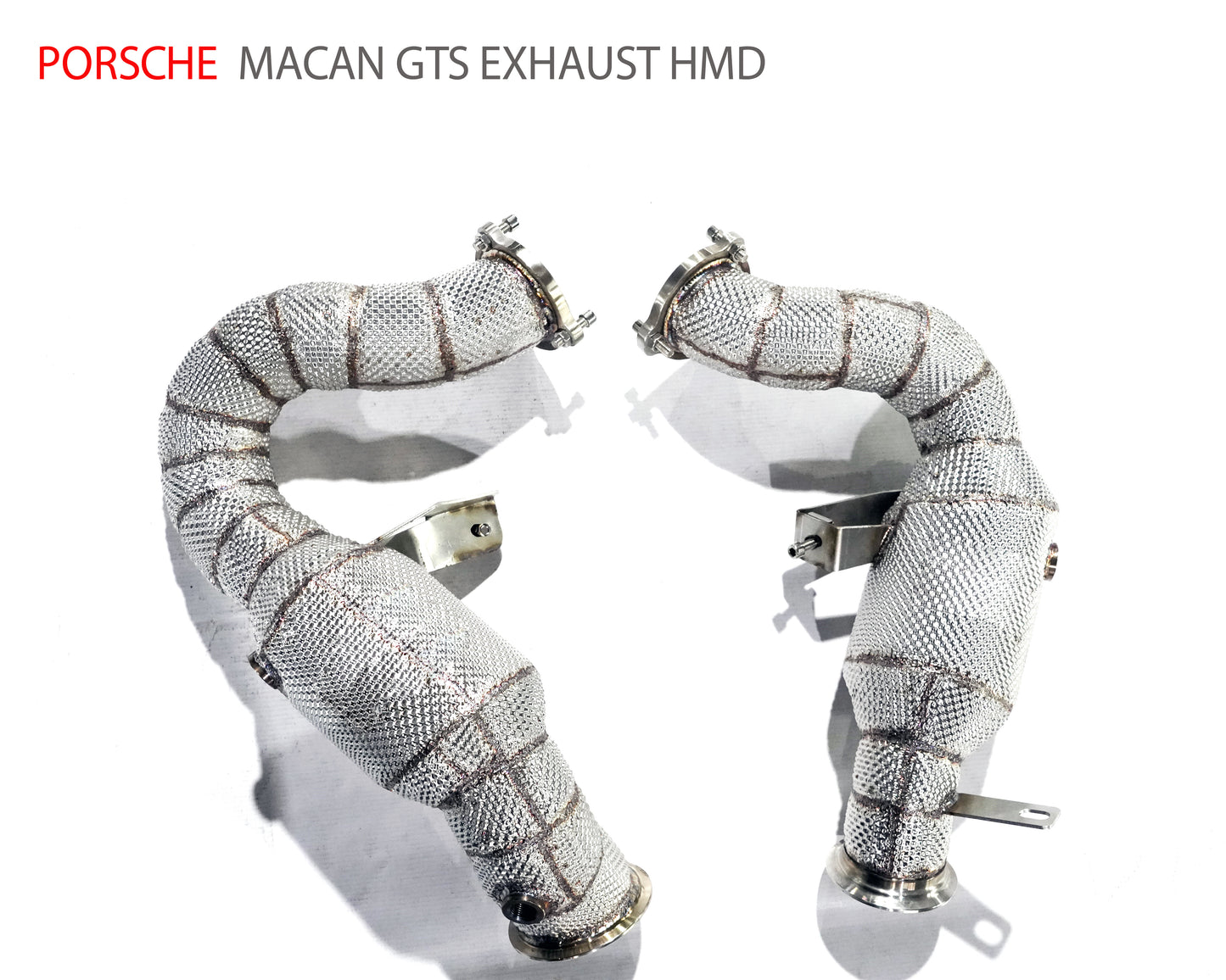 Car Accessories Stainless Steel Downpipe For Porsche Macan GTS Auto Replacement Parts Exhaust Manifold Radiator