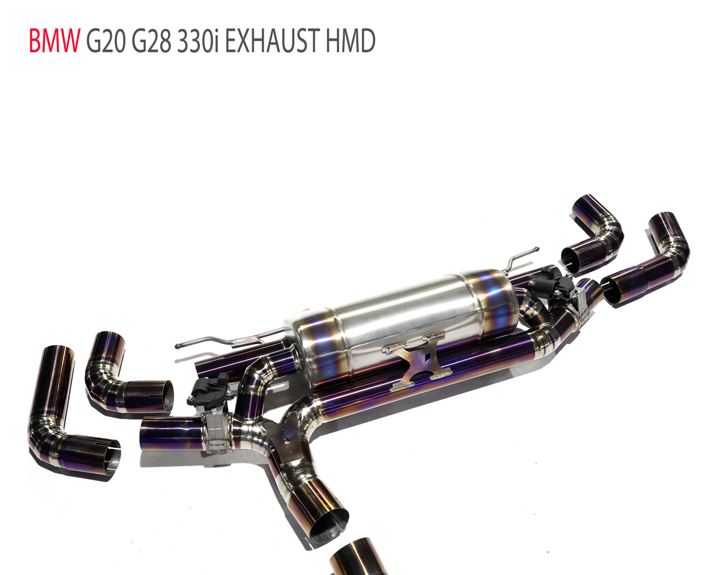 Stainless Steel Exhaust System Catback Is Suitable For BMW G20 G28 330i Modification Electronic Valve