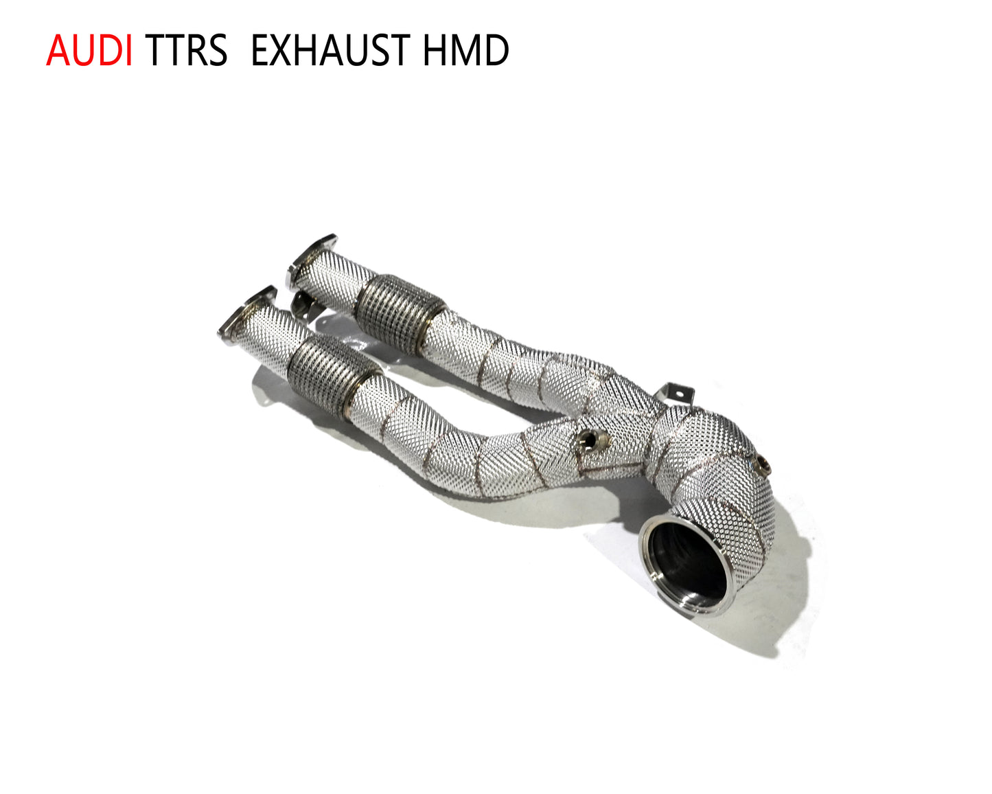 For Exhaust Manifold High Flow Downpipe for Audi RS3 TTRS Car Accessories With Catalytic Header Without Cat Catless Pipe