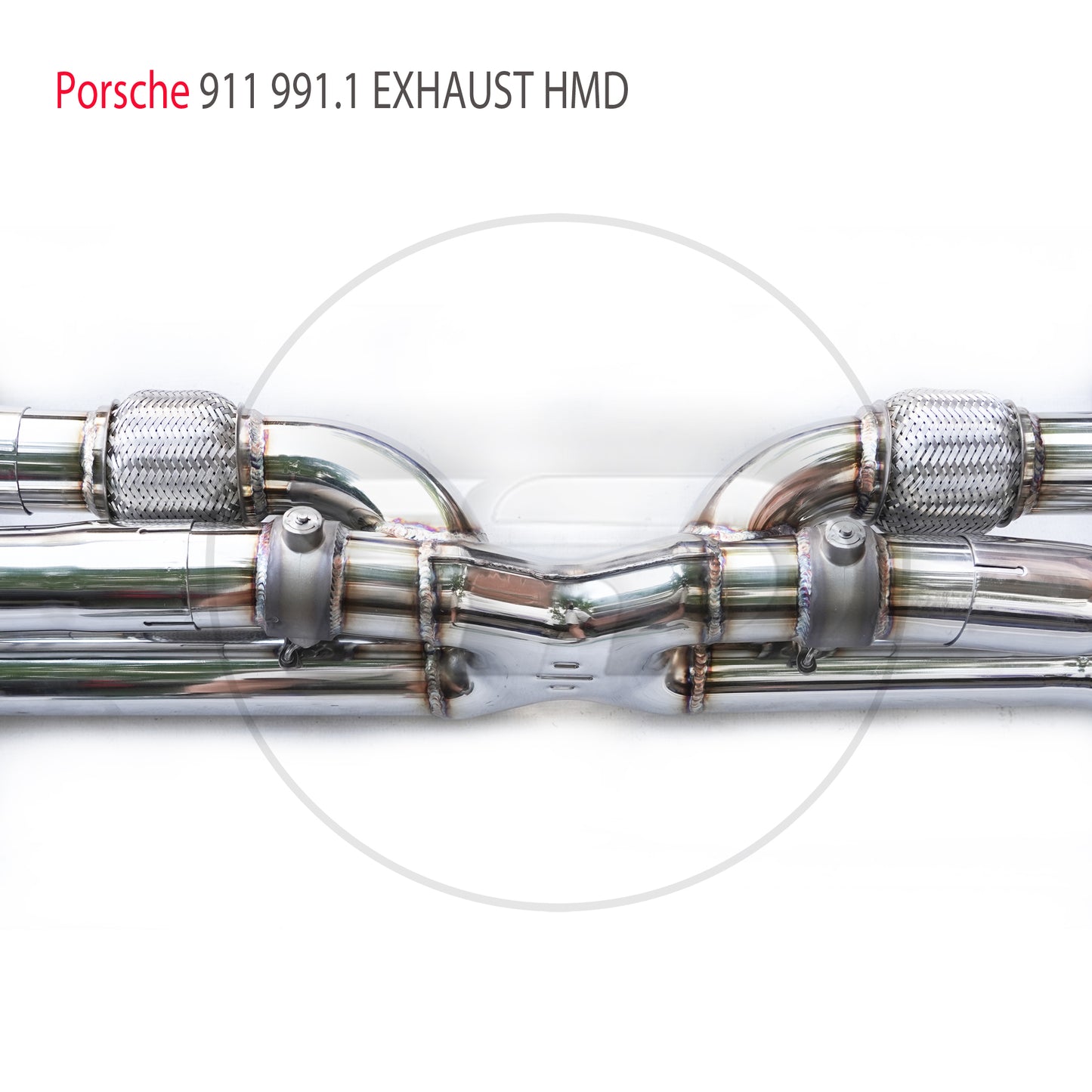 Stainless Steel Exhaust System Performance Catback for Porsche 911 991.1 Carrera Targa Cabliolet Valve Muffler
