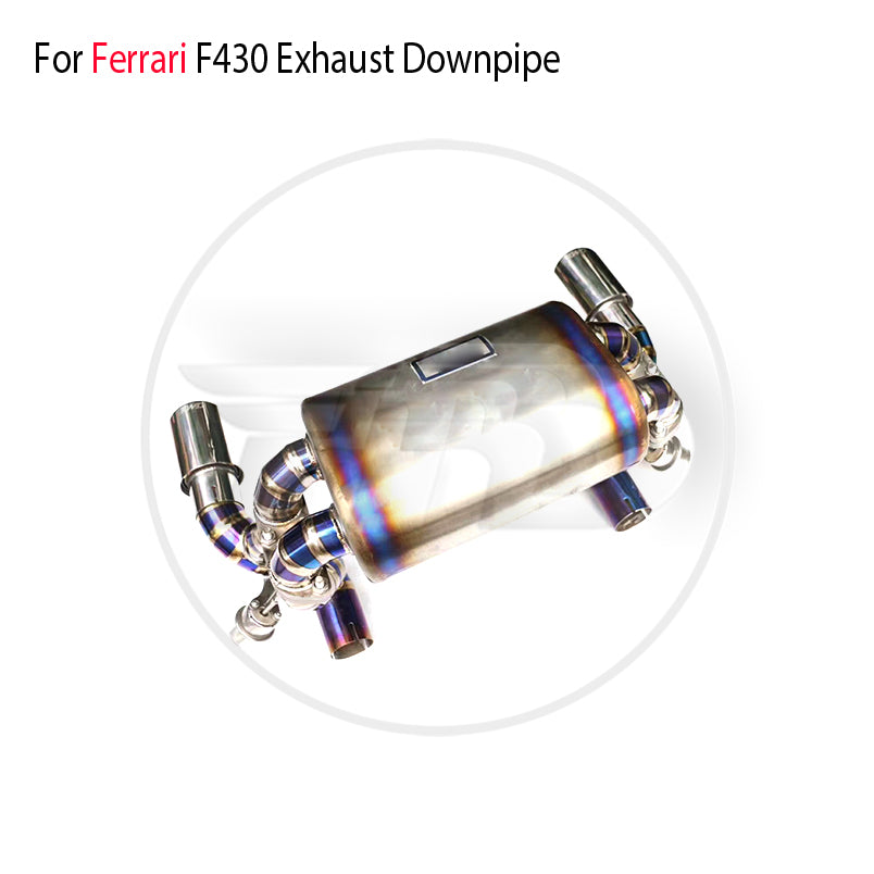 Titanium Alloy Exhaust System Performance Catback is Suitable for Ferrari F430 Auto Modification Electronic Valve Muffler