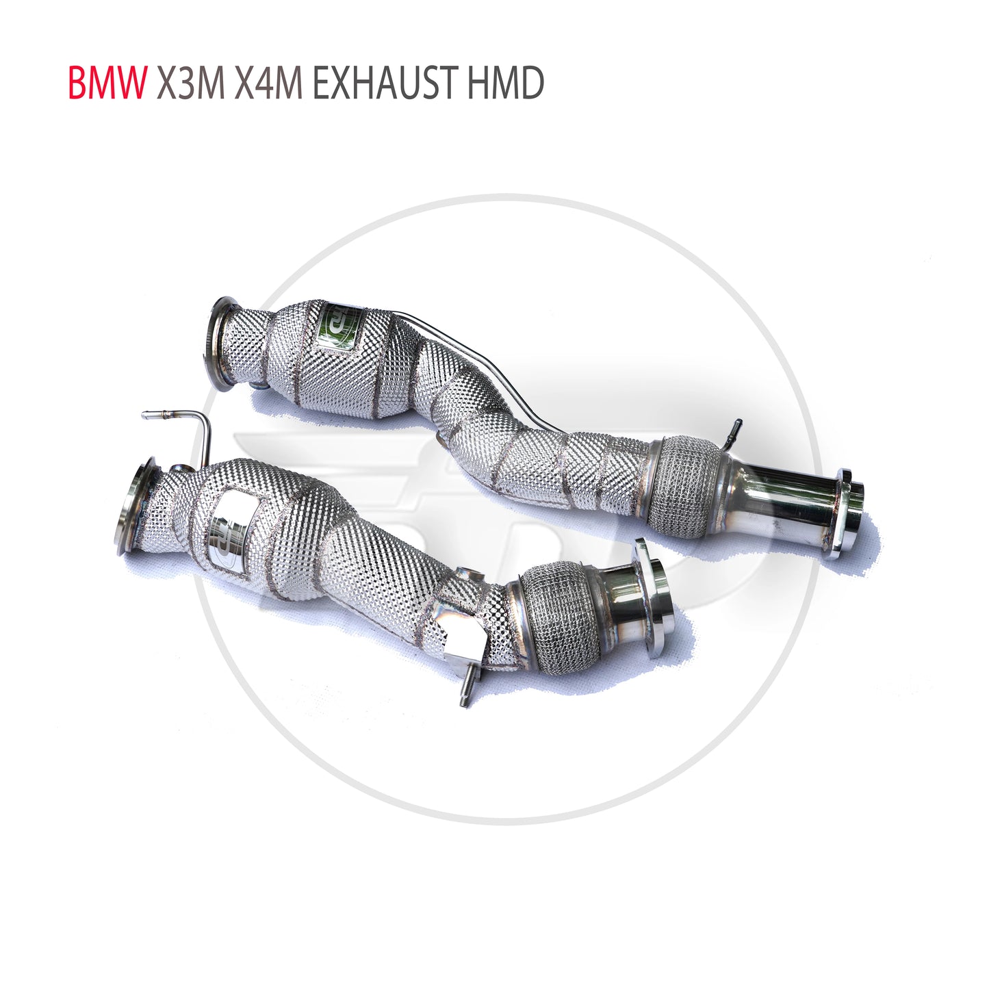 Car Accessories Exhaust System High Flow Performance Downpipe for BMW X3M X4M With Catalytic Converter