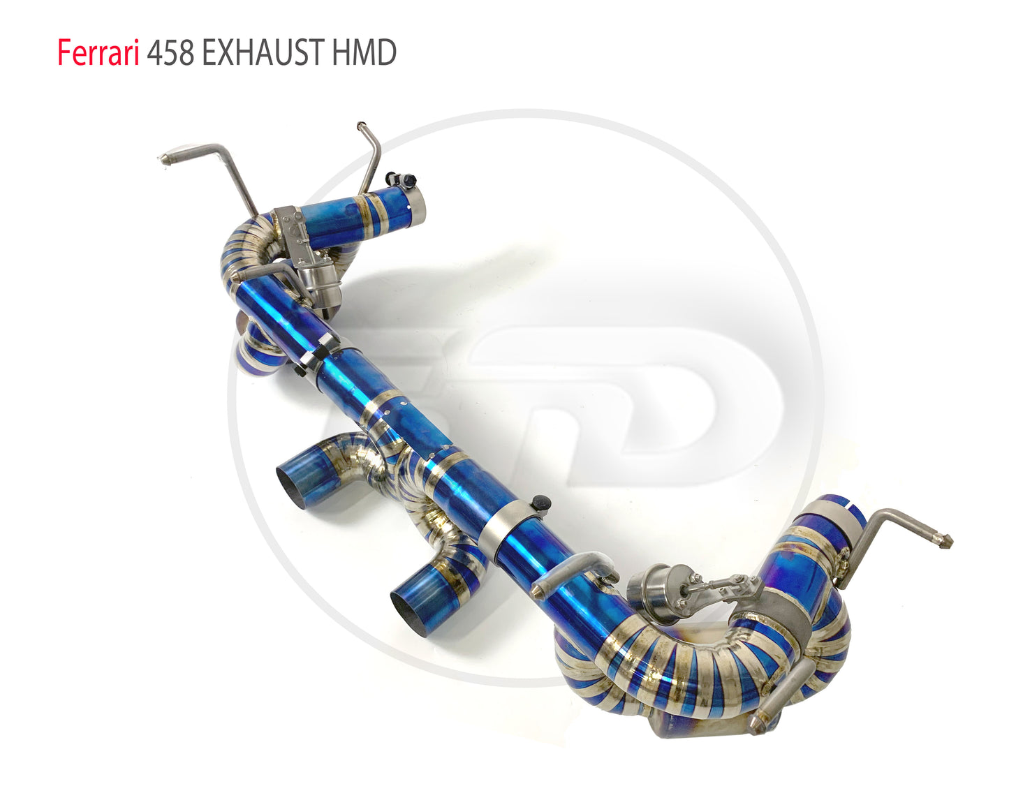 Titanium Alloy Exhaust Pipe Manifold Downpipe is Suitable for Ferrari 458 Auto Modification Electronic Valve Muffler For Car