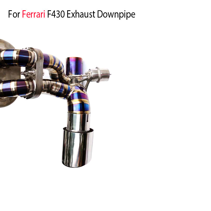 Titanium Alloy Exhaust System Performance Catback is Suitable for Ferrari F430 Auto Modification Electronic Valve Muffler