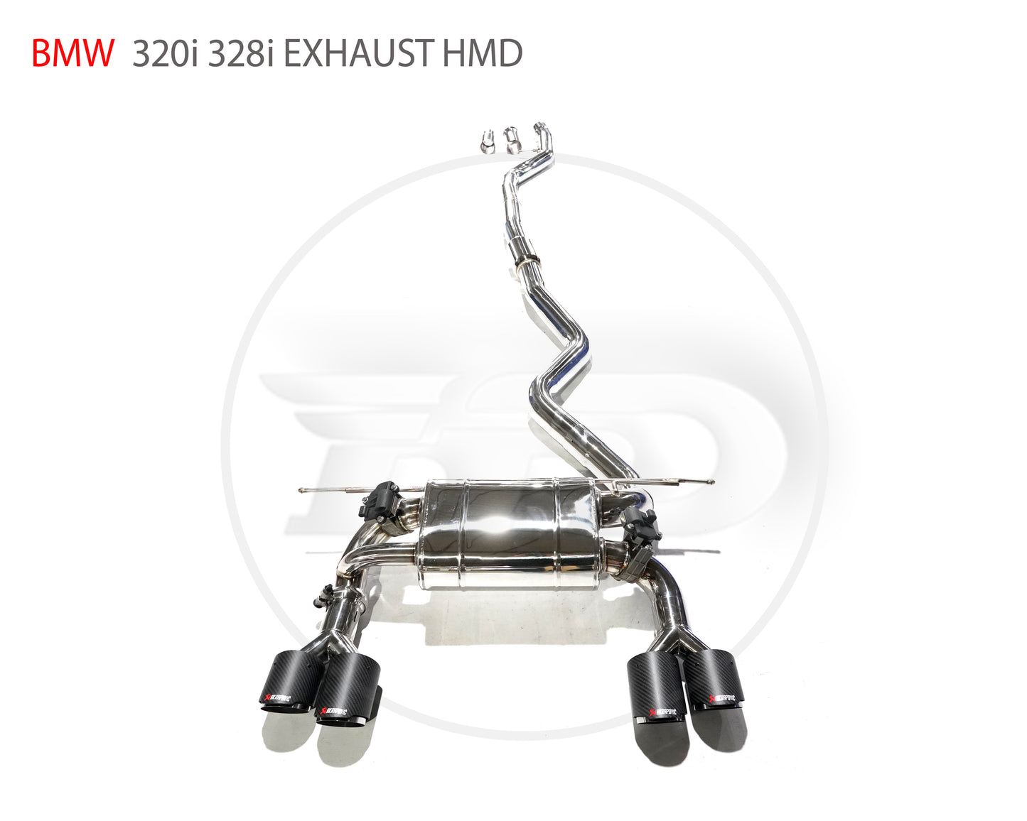 Stainless Steel Exhaust System Catback Is Suitable For BMW 320i 328i Modification Electronic Valve