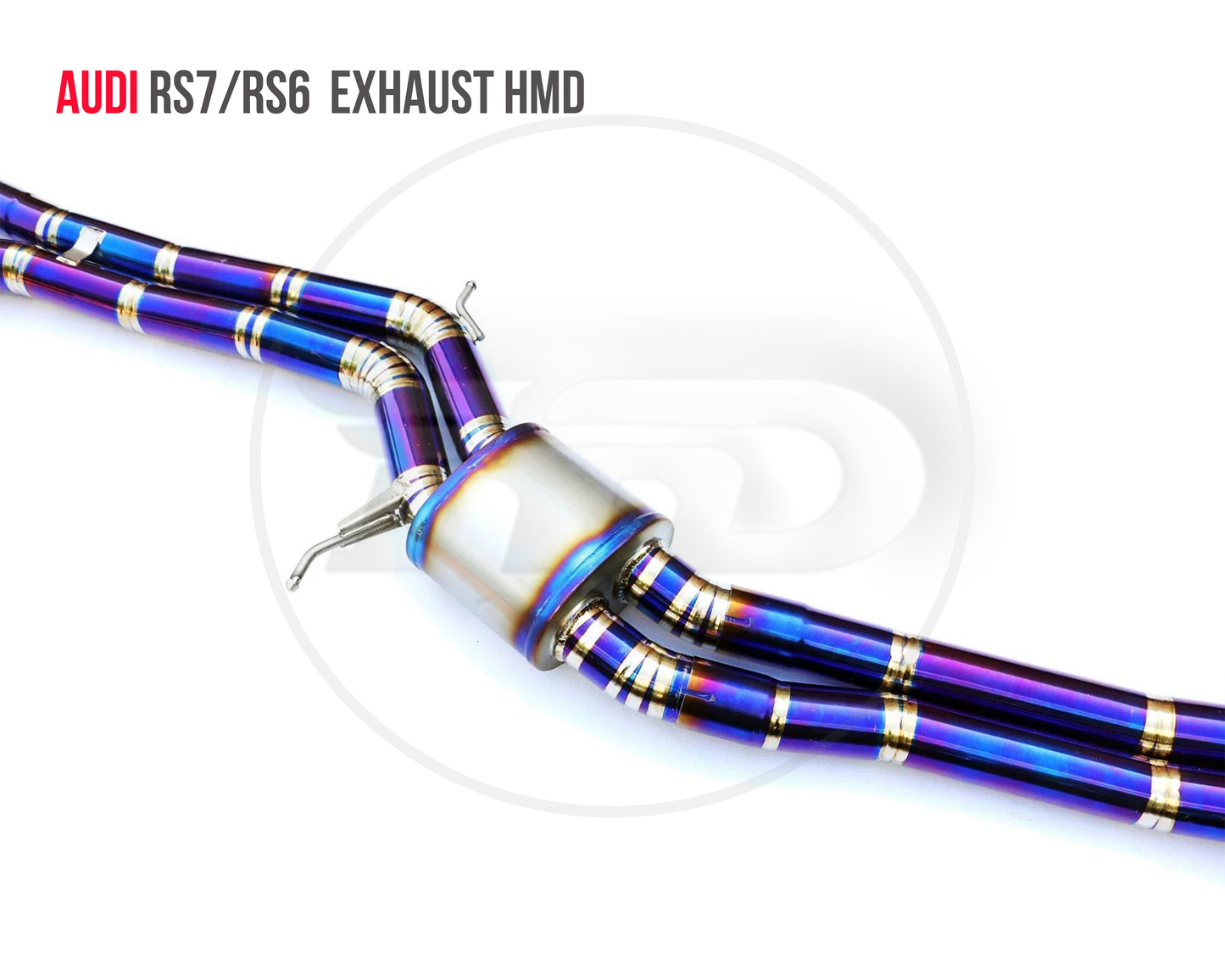 Titanium Alloy Exhaust System Performance Catback for Audi RS6 RS7 C7 C8 Auto Modification Electronic Valve Muffler