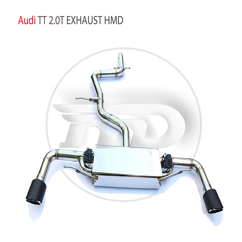 For Stainless Steel Exhaust System Manifold Downpipe Is Suitable For Audi TT 2.0T Auto Modification Parts Valve Car Accessories