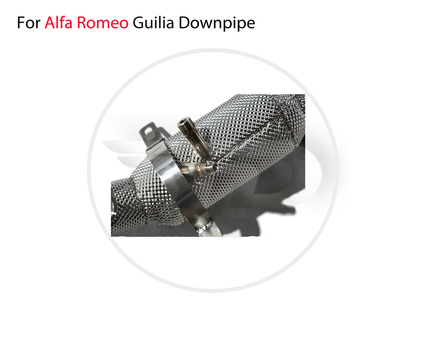 For Stainless Steel Exhaust Manifold for Alfa Romeo Giulia 2.0T Car Accessories With Catalytic Converter Header Without Cat Pipe