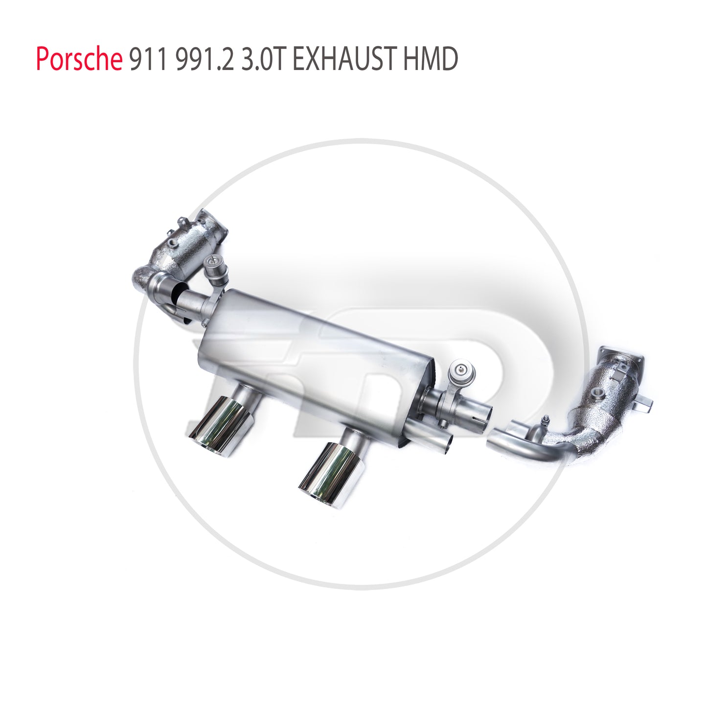 Stainless Steel Exhaust System Performance Catback And Downpipe for Porsche 911 991.2 Carrera GTS 3.0T Valve Muffler