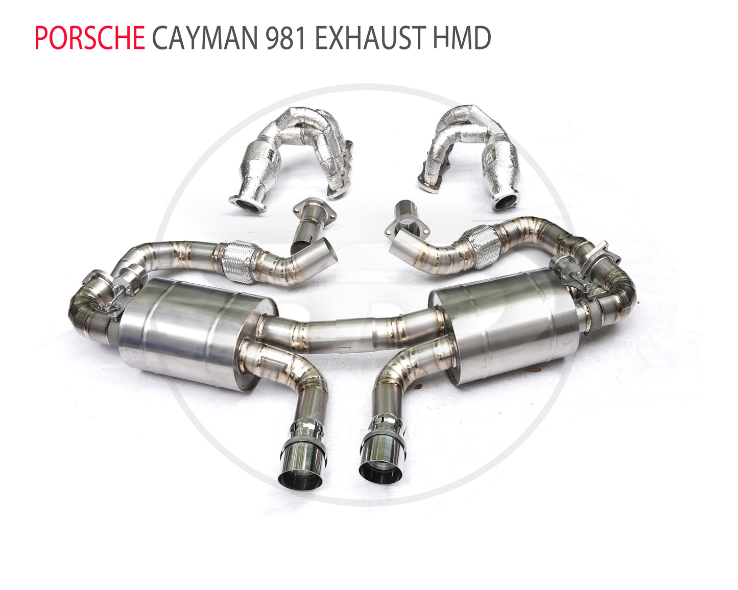 Titanium Alloy Exhaust System Performance Catback And Manifold For Porsche Cayman Boxster 981 Headers With Catalyst