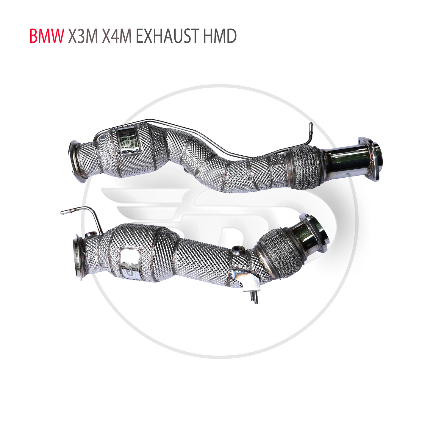 Car Accessories Exhaust System High Flow Performance Downpipe for BMW X3M X4M With Catalytic Converter