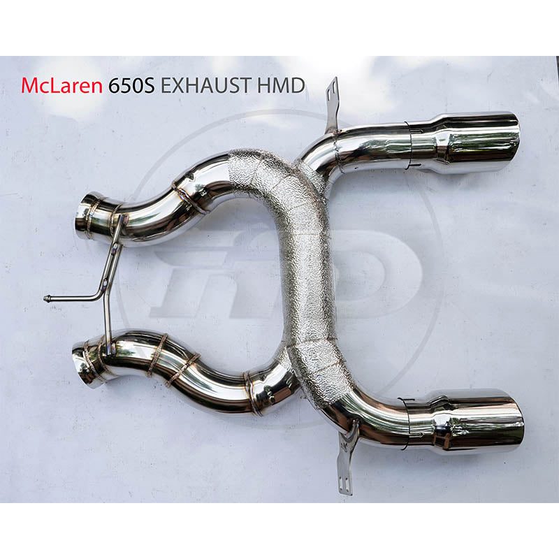 Exhaust Pipe Manifold Downpipe for McLaren 650 Upgrade 675 Rear Pipe Auto Replacement Electronic Valve Car Accessories