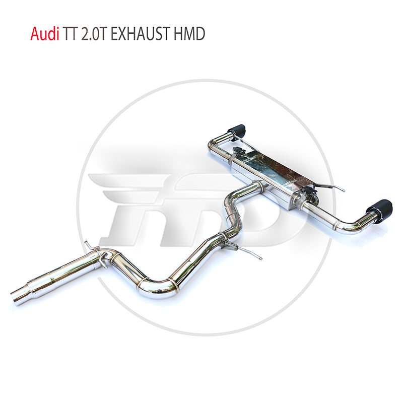 For Stainless Steel Exhaust System Manifold Downpipe Is Suitable For Audi TT 2.0T Auto Modification Parts Valve Car Accessories