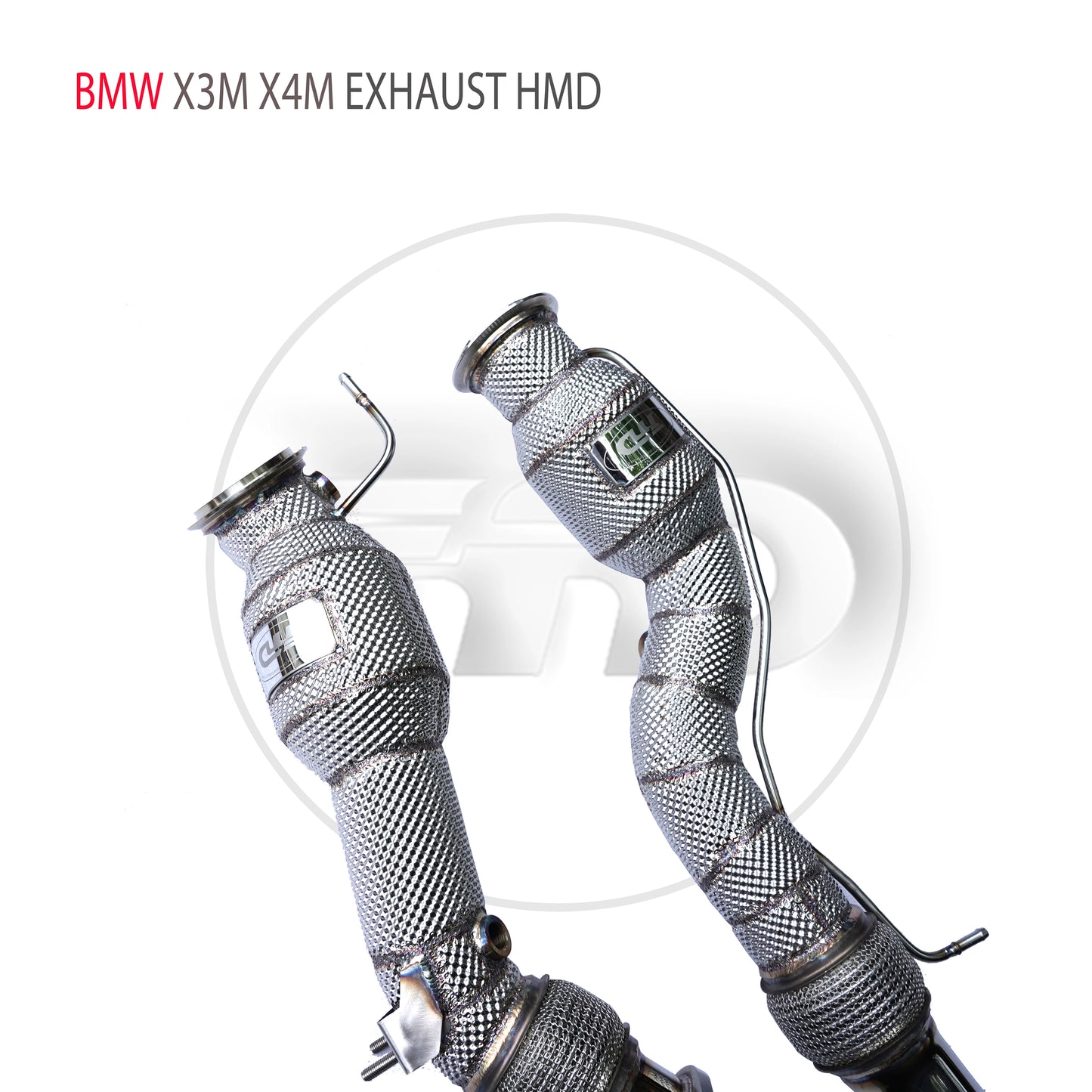 Car Accessories Exhaust System High Flow Performance Downpipe for BMW X3M X4M With Catalytic Converter