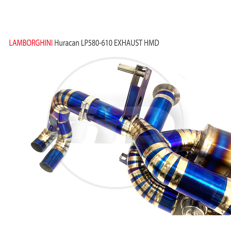 For Lamborghini Huracan LP580-2 LP610-4 Coupe 5.2 Titanium Valve Catback Exhaust System