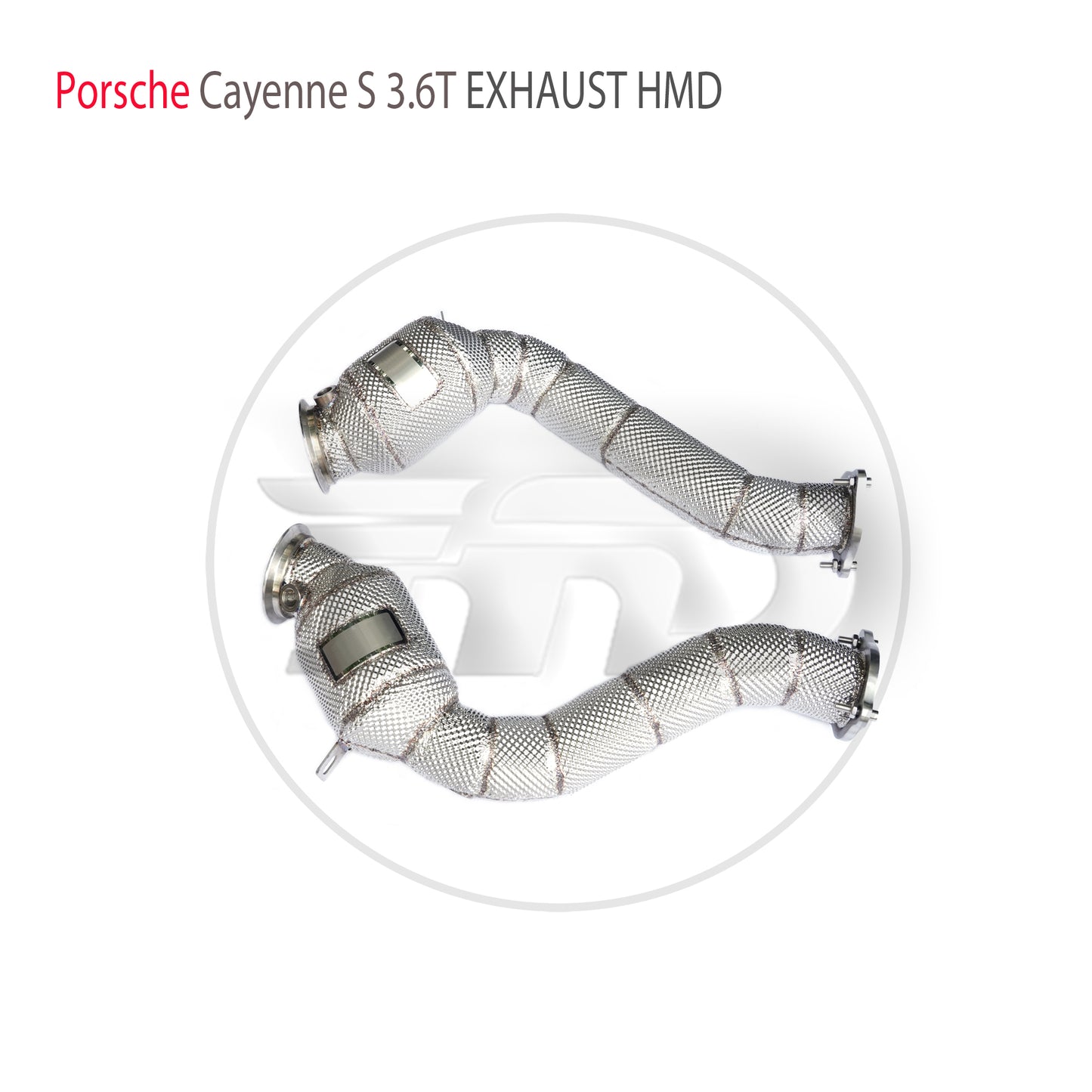 Exhaust System High Flow Performance Downpipe for Porsche Cayenne S GTS 4.8L Catalytic Converter Headers