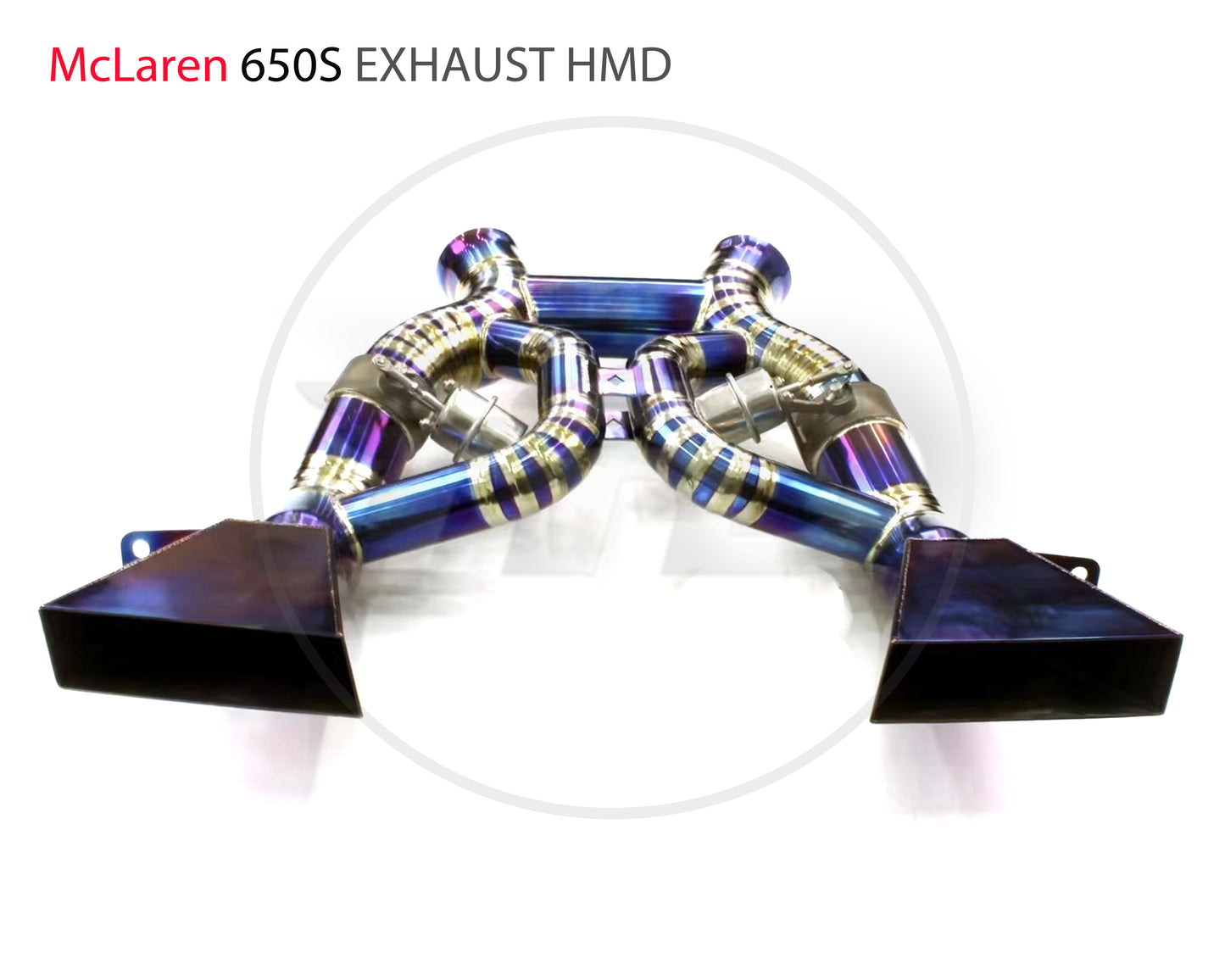 Titanium Alloy Exhaust Manifold Downpipe Is Suitable For McLaren 570S 650 720S 750S MP4 Auto Modification Parts Valve