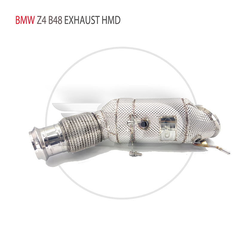 For Stainless Steel Exhaust System without cat Downpipe for BMW Z4 G29 B48 Car Accessories