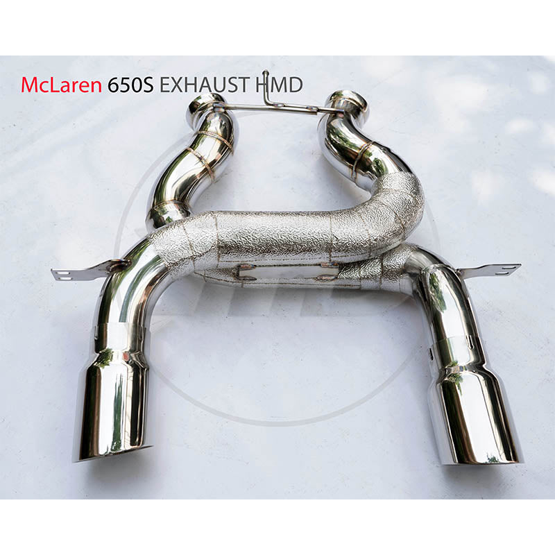 Exhaust Pipe Manifold Downpipe for McLaren 650 Upgrade 675 Rear Pipe Auto Replacement Electronic Valve Car Accessories