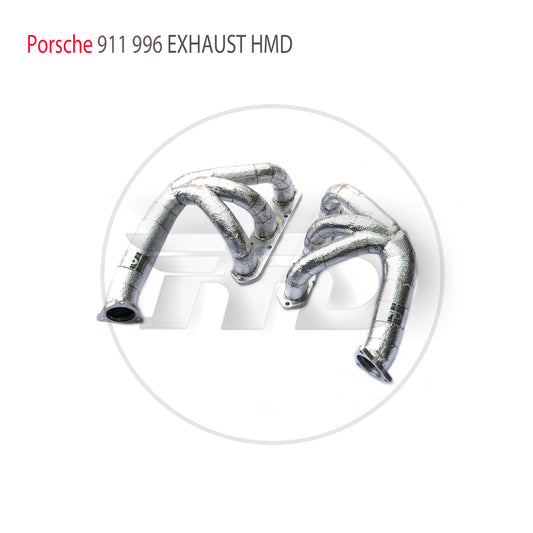 Exhaust System Performance Manifold for Porsche 911 Carrera 996 With Heat Shield Equal Length Pipe