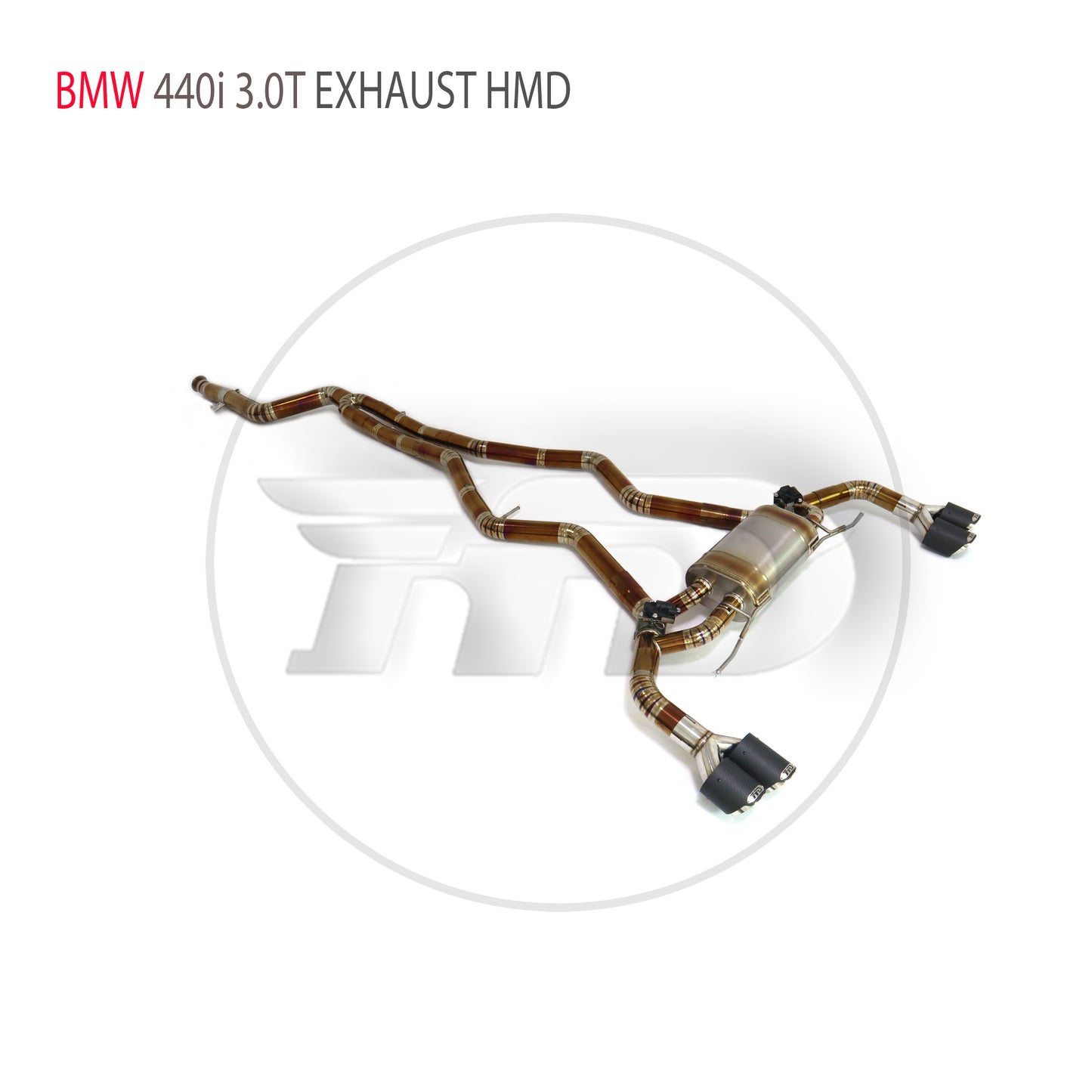 Titanium Alloy Exhaust System Performance Valve Catback For BMW 440i B58 3.0T Car Muffler