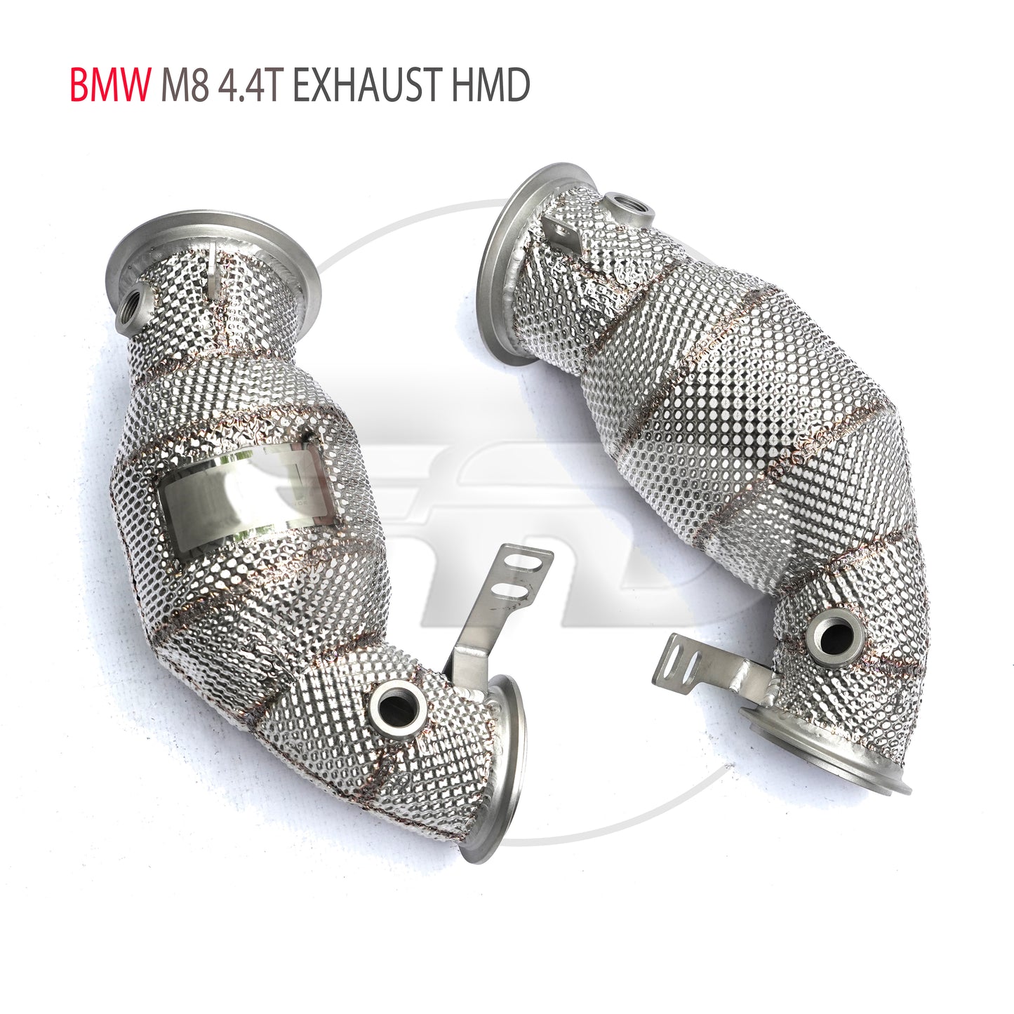 Car Accessories Exhaust System High Flow Performance Downpipe for BMW M8 4.4T With Catalytic ConverterAuto Parts