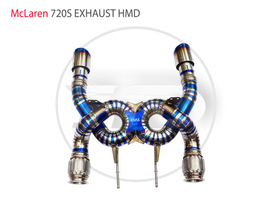 Titanium Alloy Exhaust Manifold Downpipe is Suitable for McLaren 570S 650 720S 750S MP4 Auto Modification Parts Valve