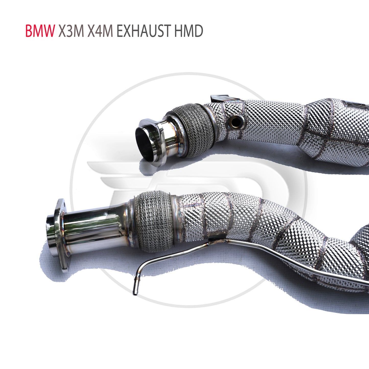 Car Accessories Exhaust System High Flow Performance Downpipe for BMW X3M X4M With Catalytic Converter