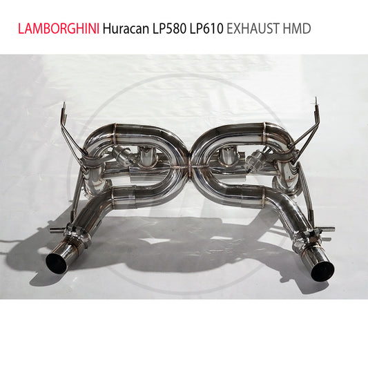 Stainless Steel Catback Exhaust Systems For Lamborghini Huracan LP580-2 LP610-4 EVO Style Valve Muffler Car Accessories