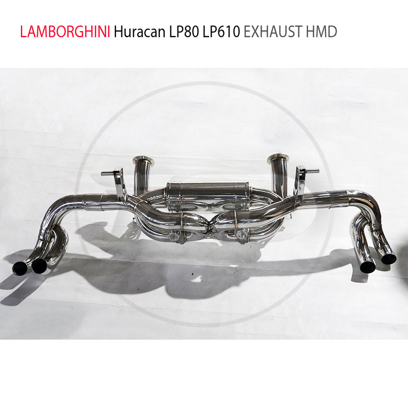 Car Accessories Catback Exhaust Pipe For Lamborghini Huracan LP580-2 LP610-4 Remote Control Valve Muffler Stainless Steel