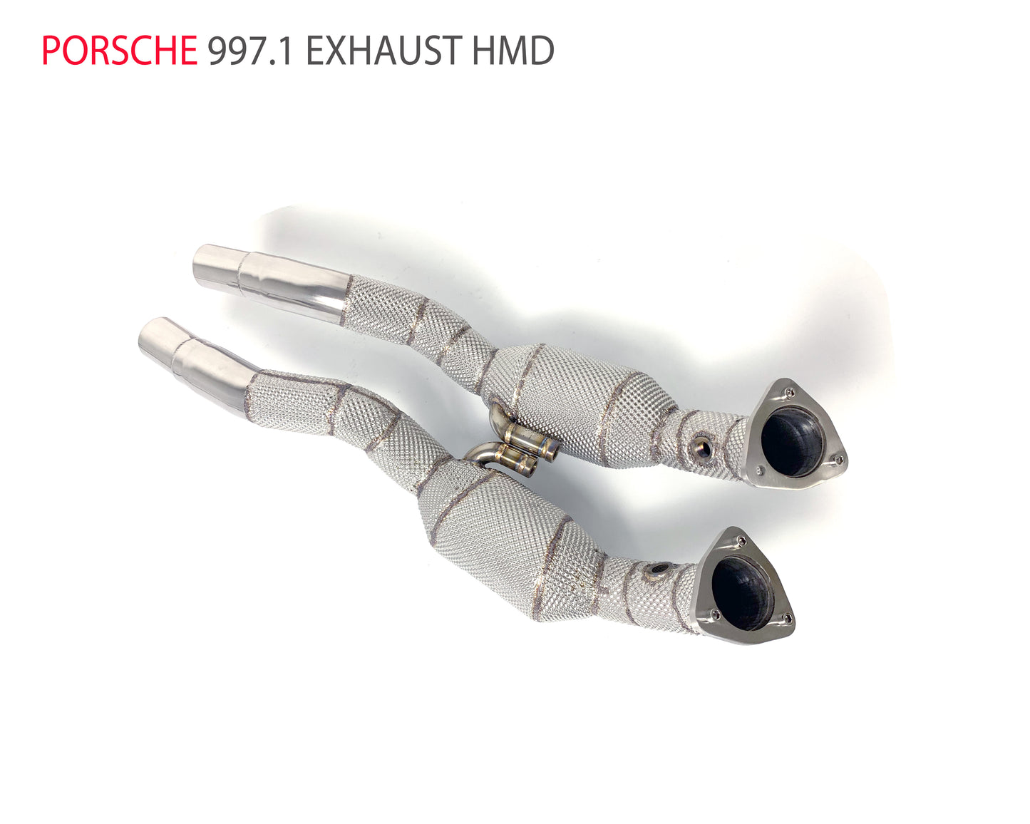 Exhaust Manifold Downpipe for Porsche 911 997.1 Car Accessories With Catalytic Converter Header Without Cat Pipe