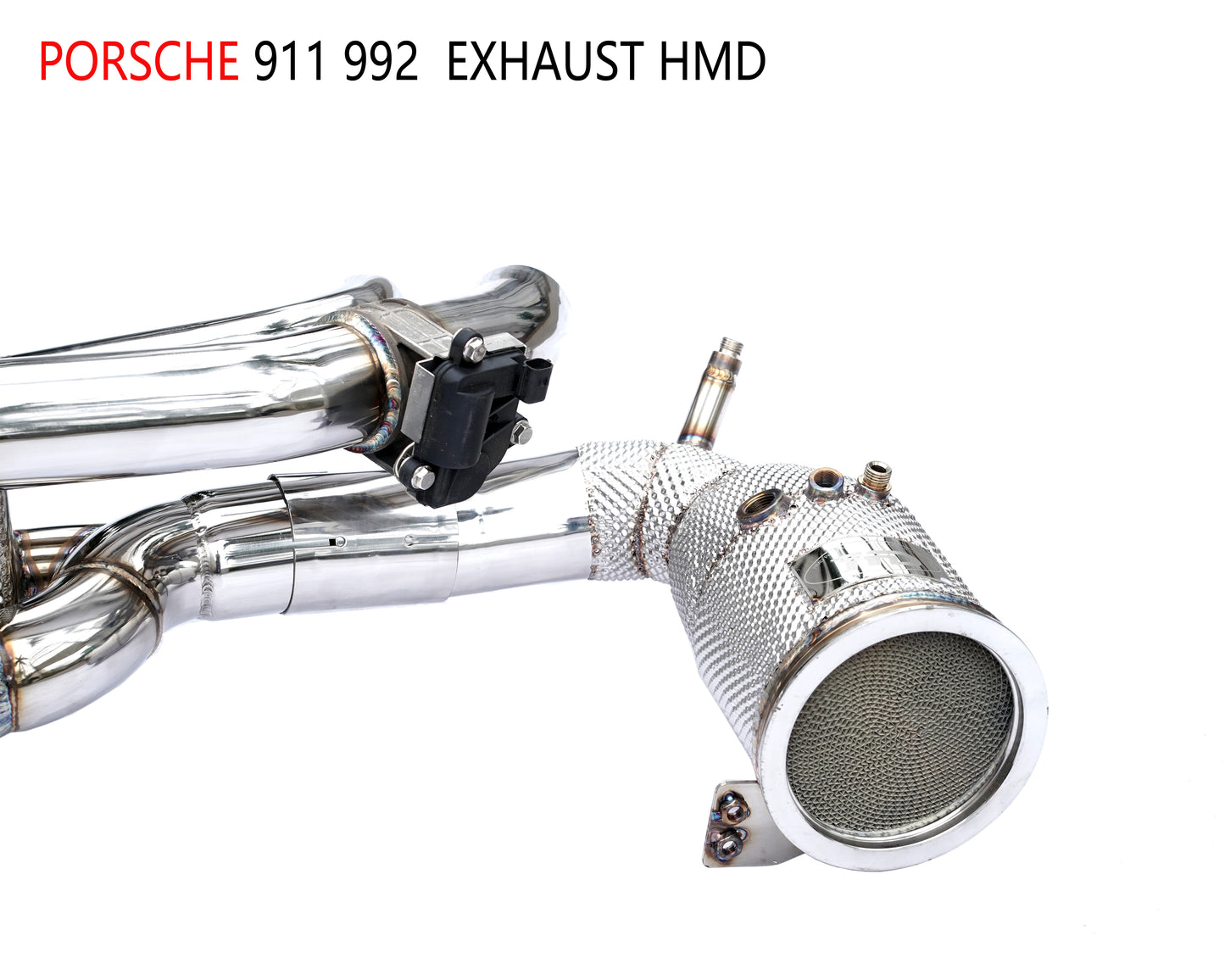 Stainless Steel Exhaust System for Porsche 911 992 Carrera S Auto Catback Modification Valve Peformance Downpipe With Cat  Extra 2% Off