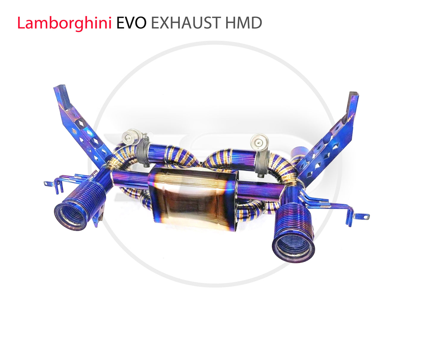 Titanium Alloy Exhaust System Performance Catback for Lamborghini Huracan EVO Auto Modification High Pitch Version