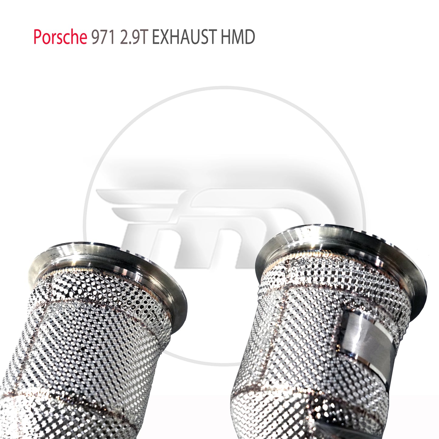 Exhaust Manifold Downpipe for Porsche Panamera 971 2.9T Car Accessories With Catalytic Converter Header Without Cat Pipe