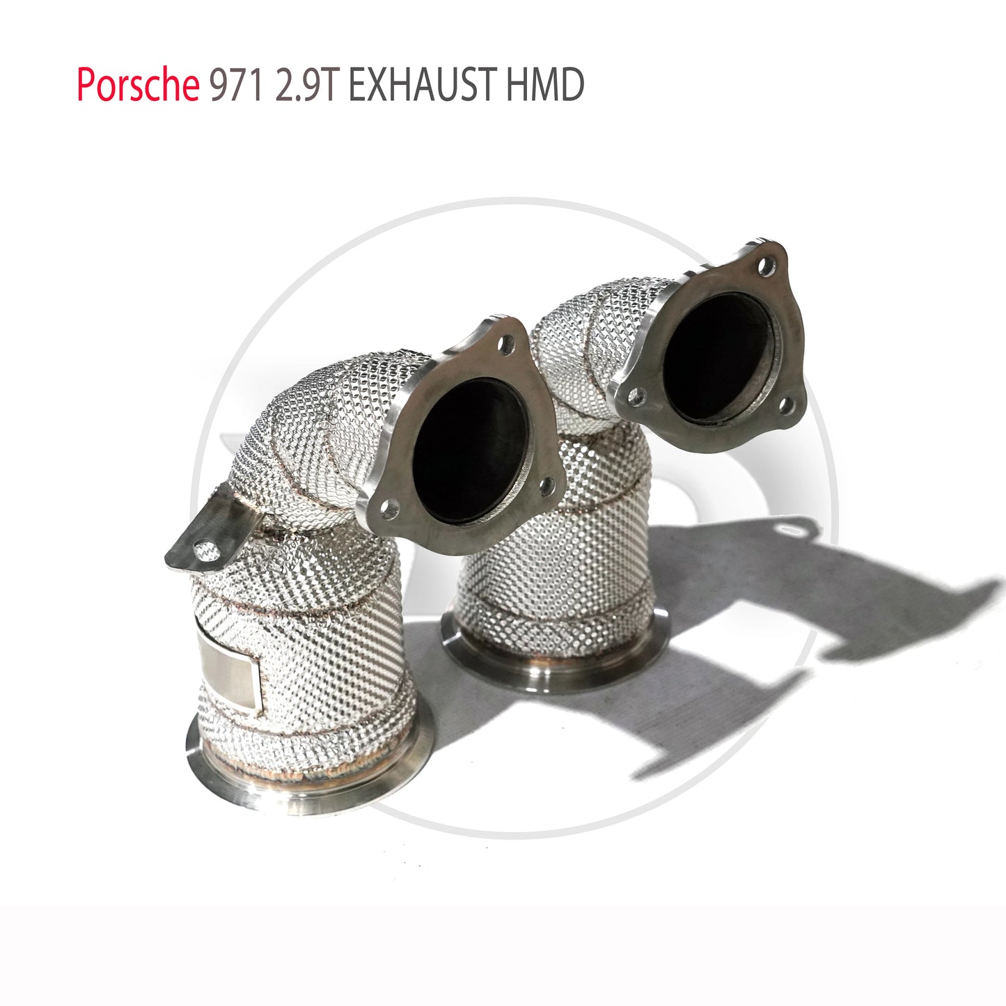 Exhaust Manifold Downpipe for Porsche Panamera 971 2.9T Car Accessories With Catalytic Converter Header Without Cat Pipe