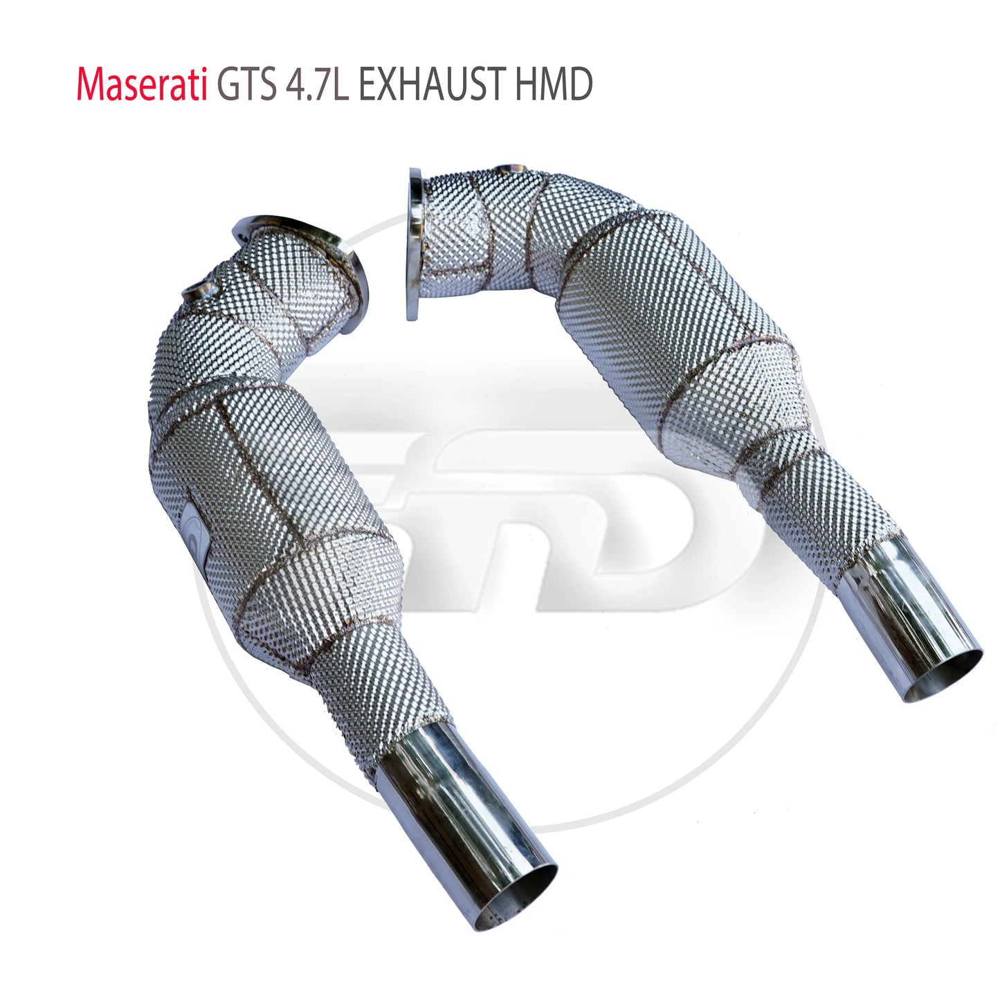 Exhaust Manifold High Flow Downpipe for Maserati Gran Turismo S 4.7L Car Accessories With Catalytic Wit Catless Pipe