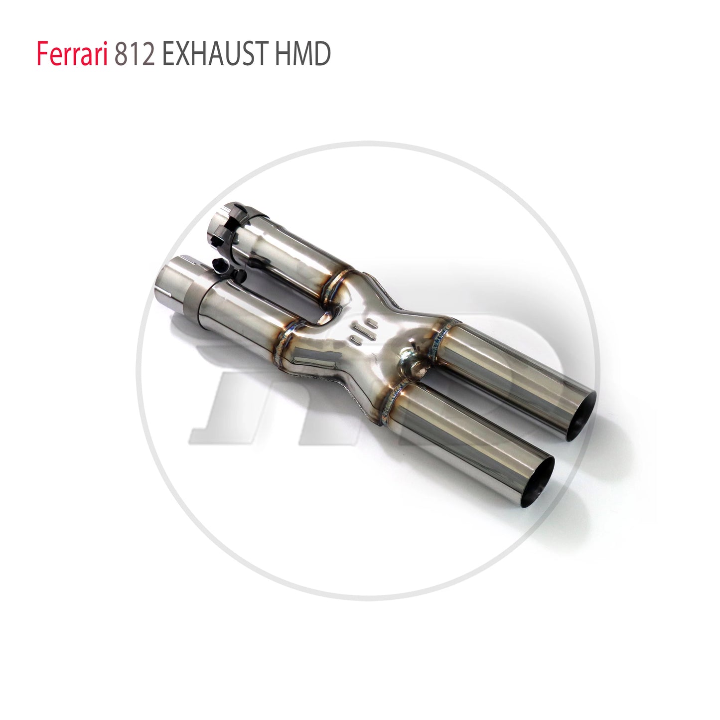 Exhaust System Performance Downpipe for Ferrari 812 6.5L Stainless Steel Race X Pipe With Catalytic Converter Header